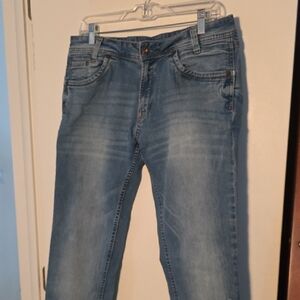 Pepe Jeans London 33W x 30L Slim Fit Low Waist Slim Leg Nicely Broken In Awesome